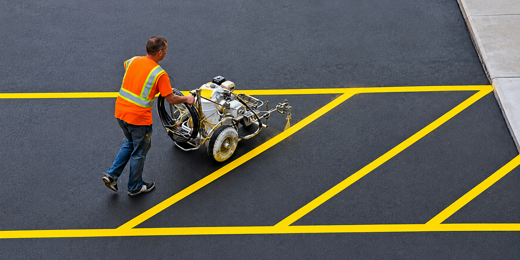 Asphalt Striping in Omaha