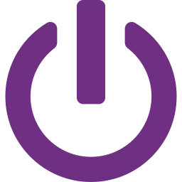 Power button icon showing frequent AC cycling or short cycling problem