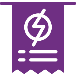 Energy symbol icon representing high electricity bills caused by AC inefficiency
