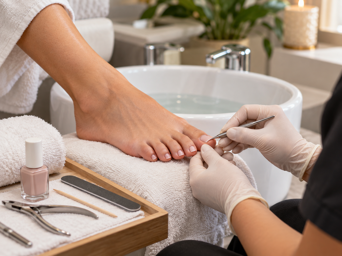 Pedicure service
