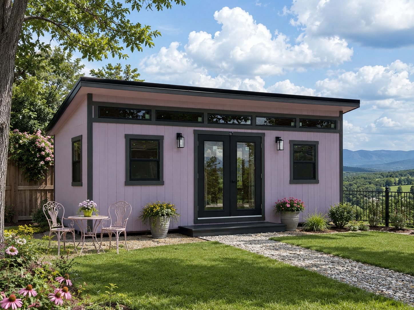Studio shed on a Virginia property — Shed Solutions