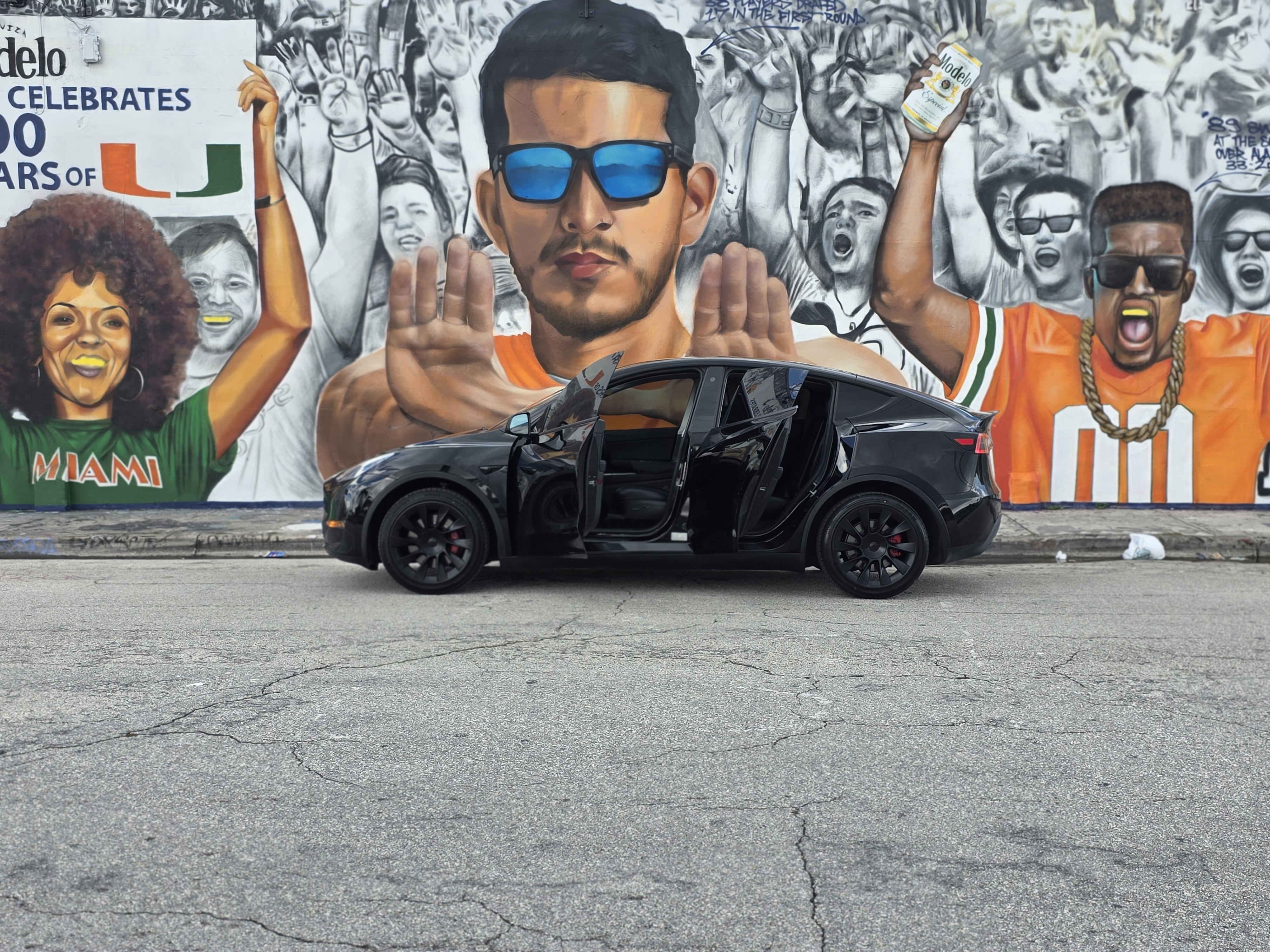 Tesla Model Y electric SUV rental available for FIFA World Cup 2026 visitors in Miami