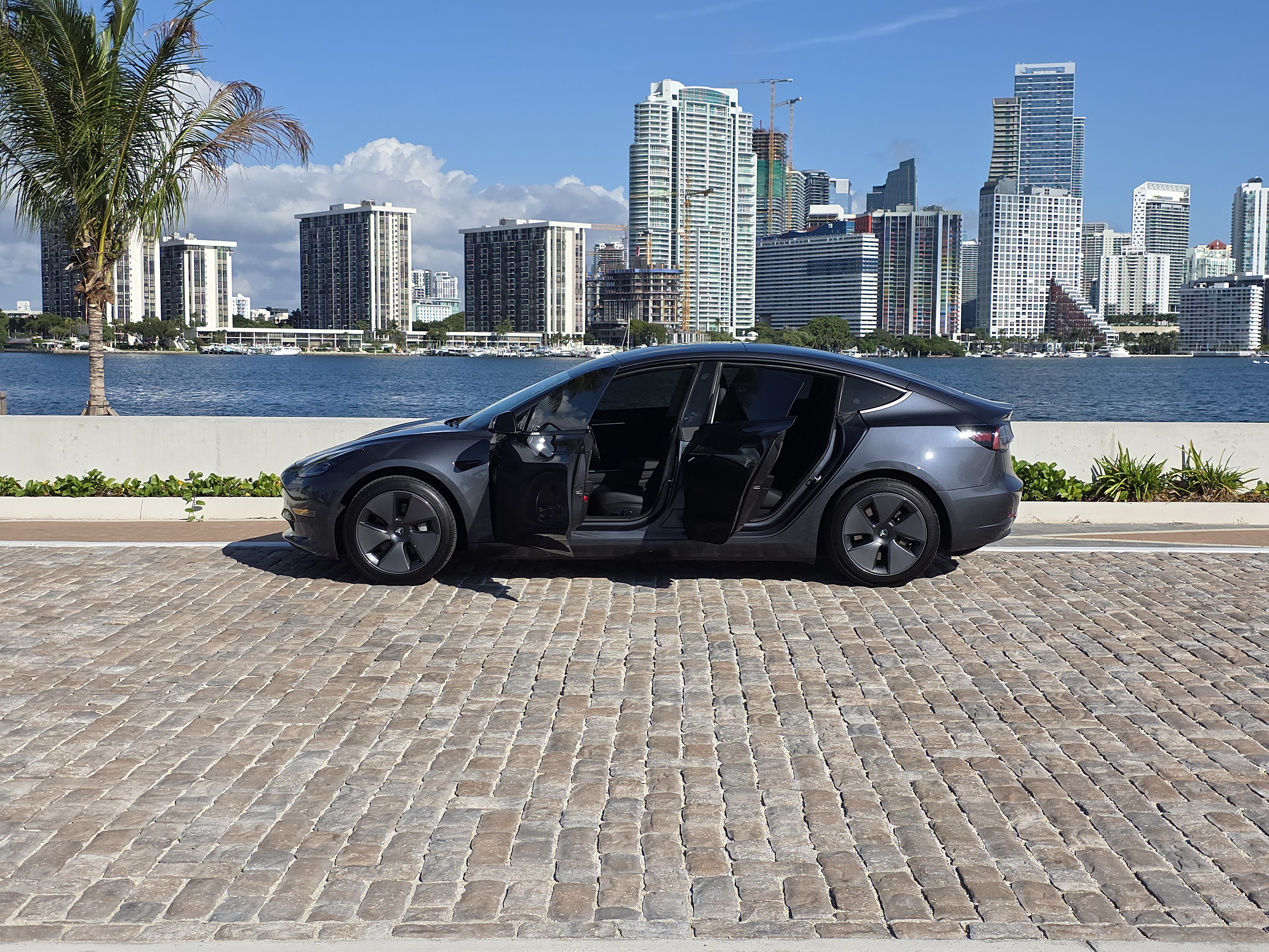 2023 Tesla Model 3 Long Range rental delivery Miami – airport delivery