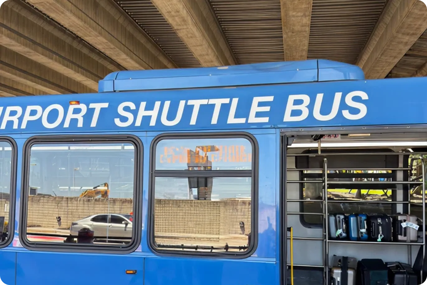 Step 7 of the walk from FLL Terminal 2 to the Cypress Garage — Amped Auto Rentals pickup