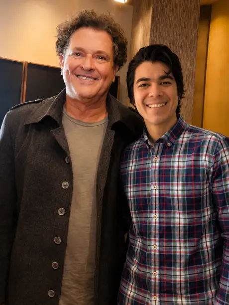 Gabriel con Carlos Vives