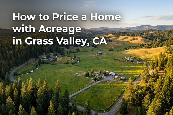 Pricing Homes with Acreage in Grass Valley, CA