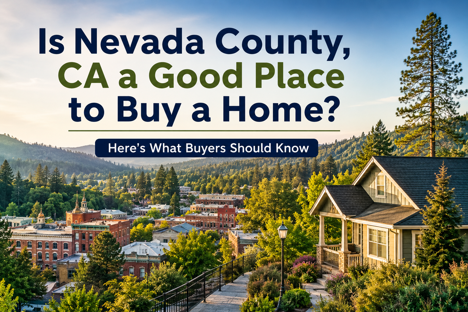 Is Nevada County, CA a Good Place to Buy a Home? Here's What Buyers Should Know