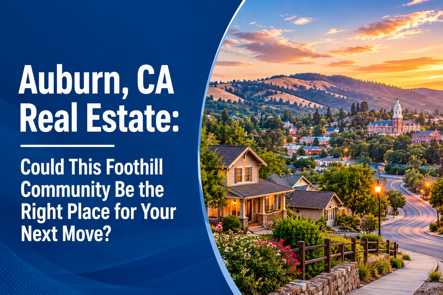 Auburn, CA Real Estate: Could This Foothill Community Be the Right Place for Your Next Move?