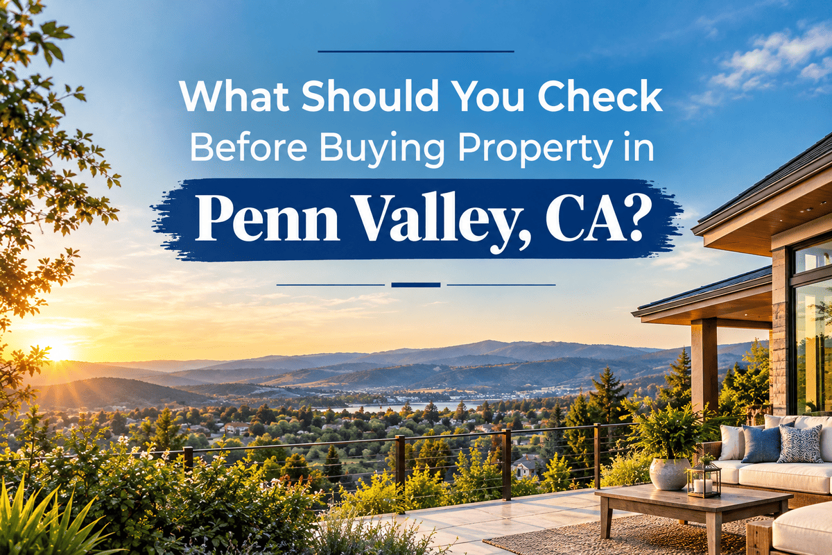 What Should You Check Before Buying Property in Penn Valley, CA?