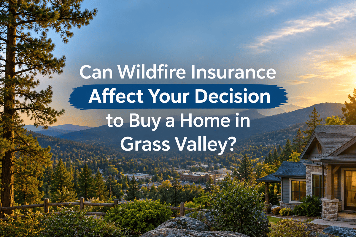 Can Wildfire Insurance Affect Your Decision to Buy a Home in Grass Valley?