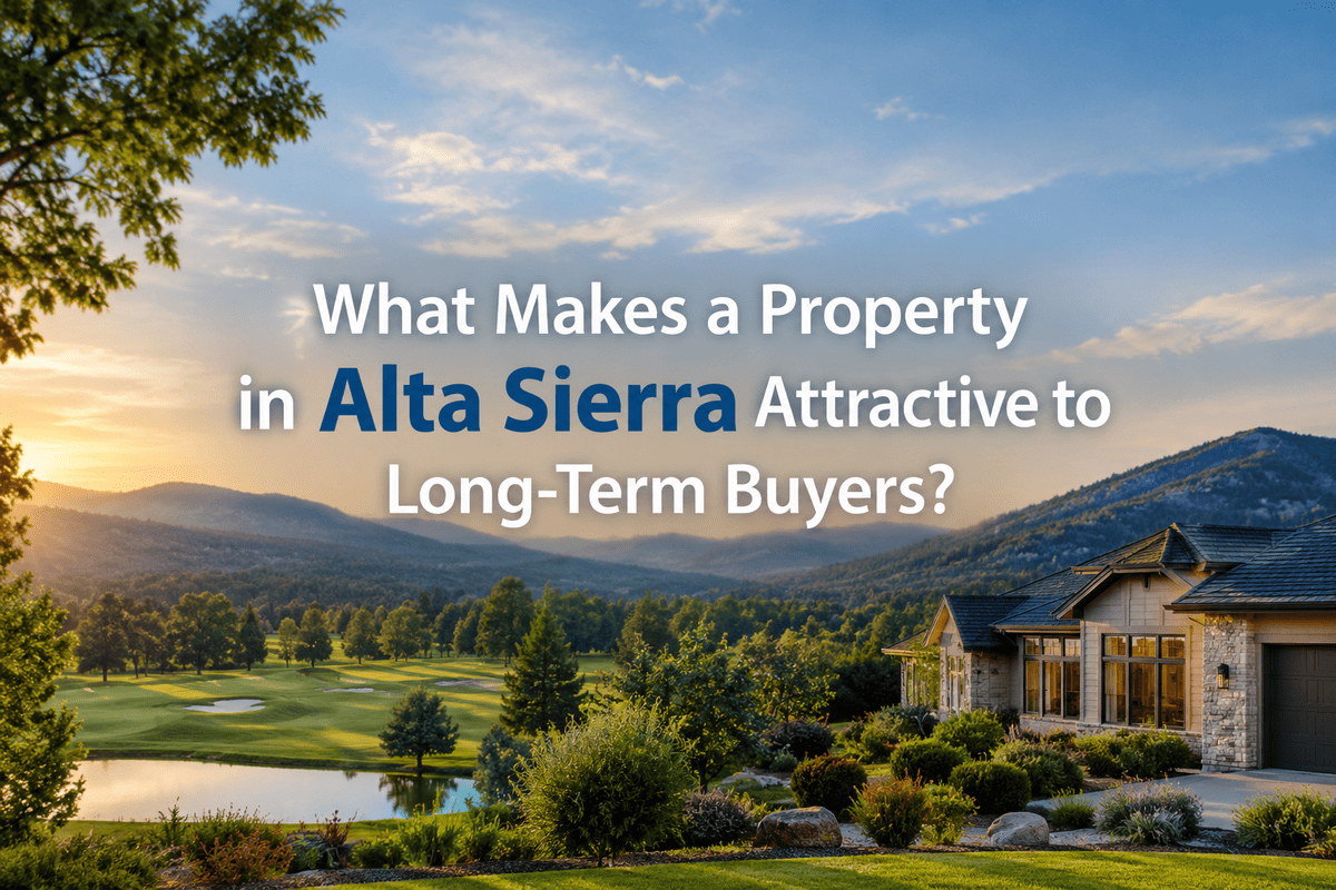 What Makes a Property in Alta Sierra Attractive to Long-Term Buyers?