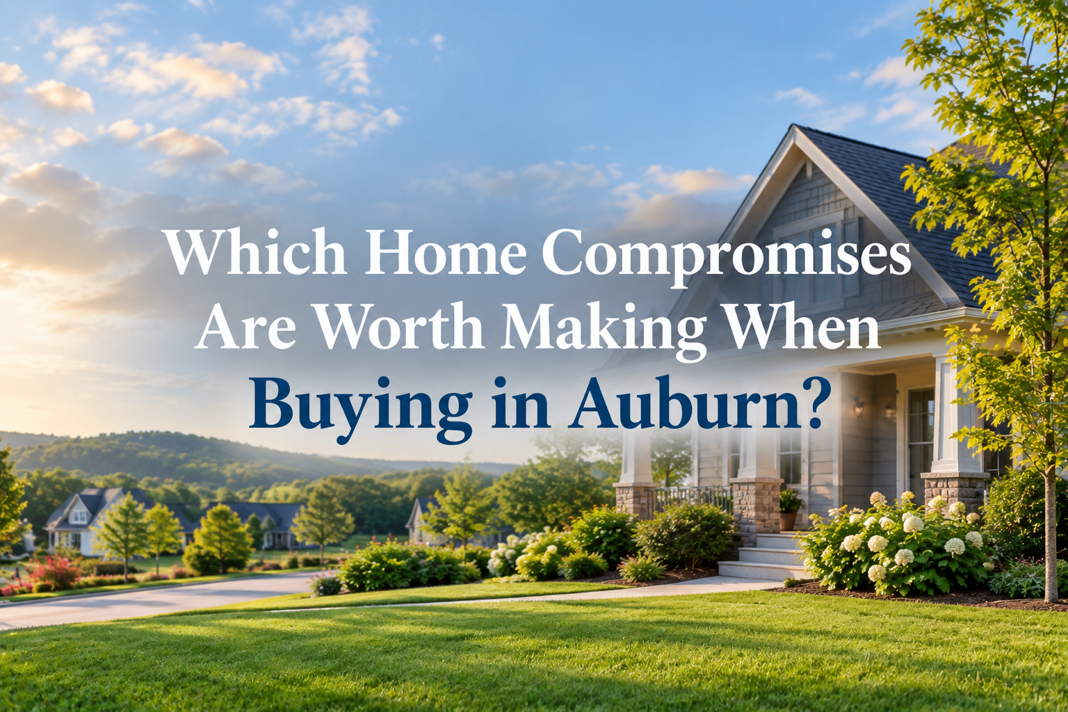 Which Home Compromises Are Worth Making When Buying in Auburn?