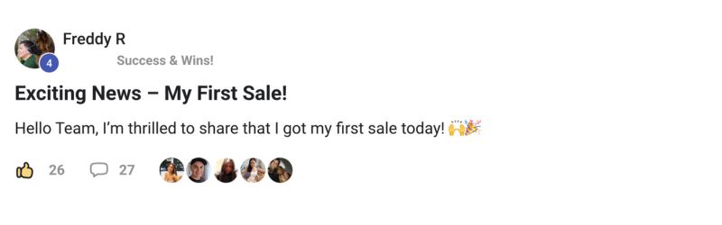 Freddy first sale