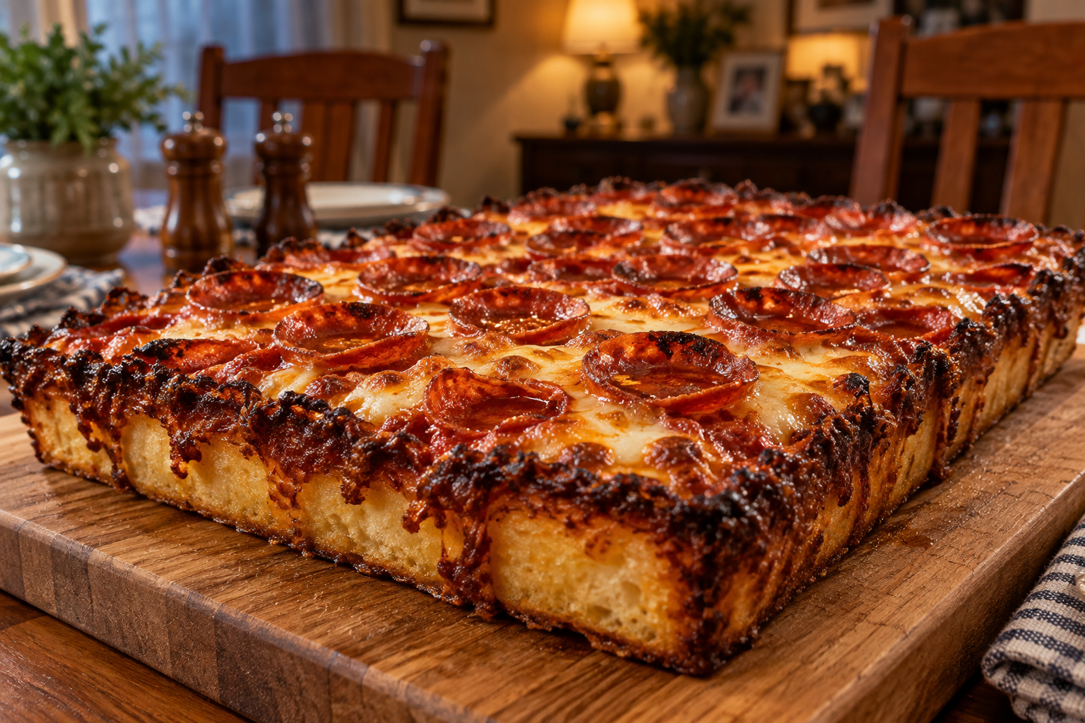 Pepperoni pizza from Blackjack Pizza & Salads