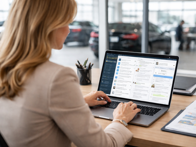 Automotive leader analyzing customer journey and marketing systems