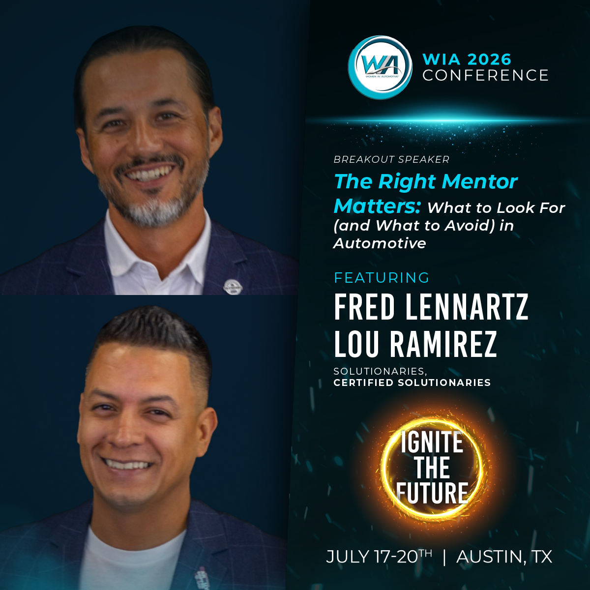 Fred Lennartz and Lou Ramirez
