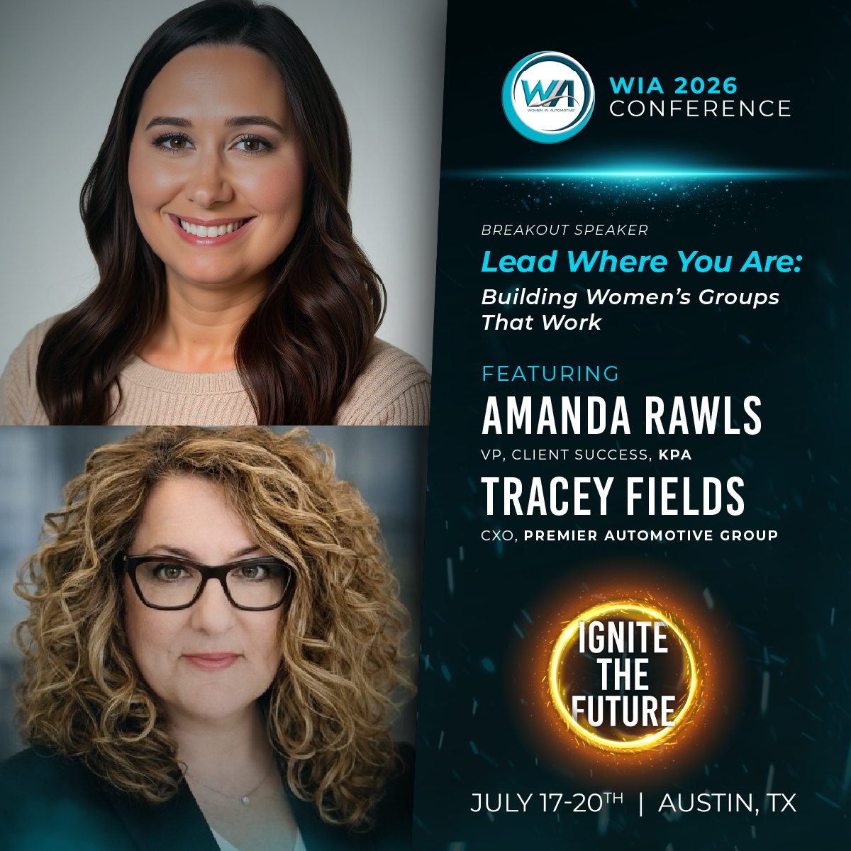 Amanda Rawls and Tracey Fields