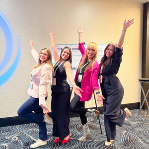 Woman attending Women In Automotive conference focused on leadership growth