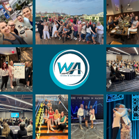 Women supporting one another at Women In Automotive conference Women supporting one another at Women In Automotive conference