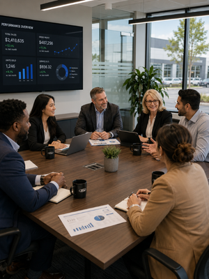 Diverse leadership team driving innovation in automotive technology and operations Diverse leadership team driving innovation in automotive technology and operations