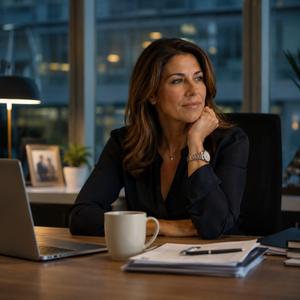 Leader recognizing emotional exhaustion and the importance of sustainable leadership Leader recognizing emotional exhaustion and the importance of sustainable leadership