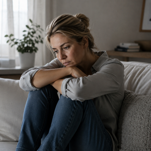 Emotionally exhausted leader recognizing the impact of burnout on life and leadership Emotionally exhausted leader recognizing the impact of burnout on life and leadership