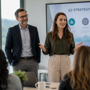 Healthy mentorship helping a professional become an independent leader