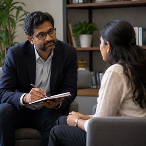 Mentor asking thoughtful questions to better understand and develop a mentee