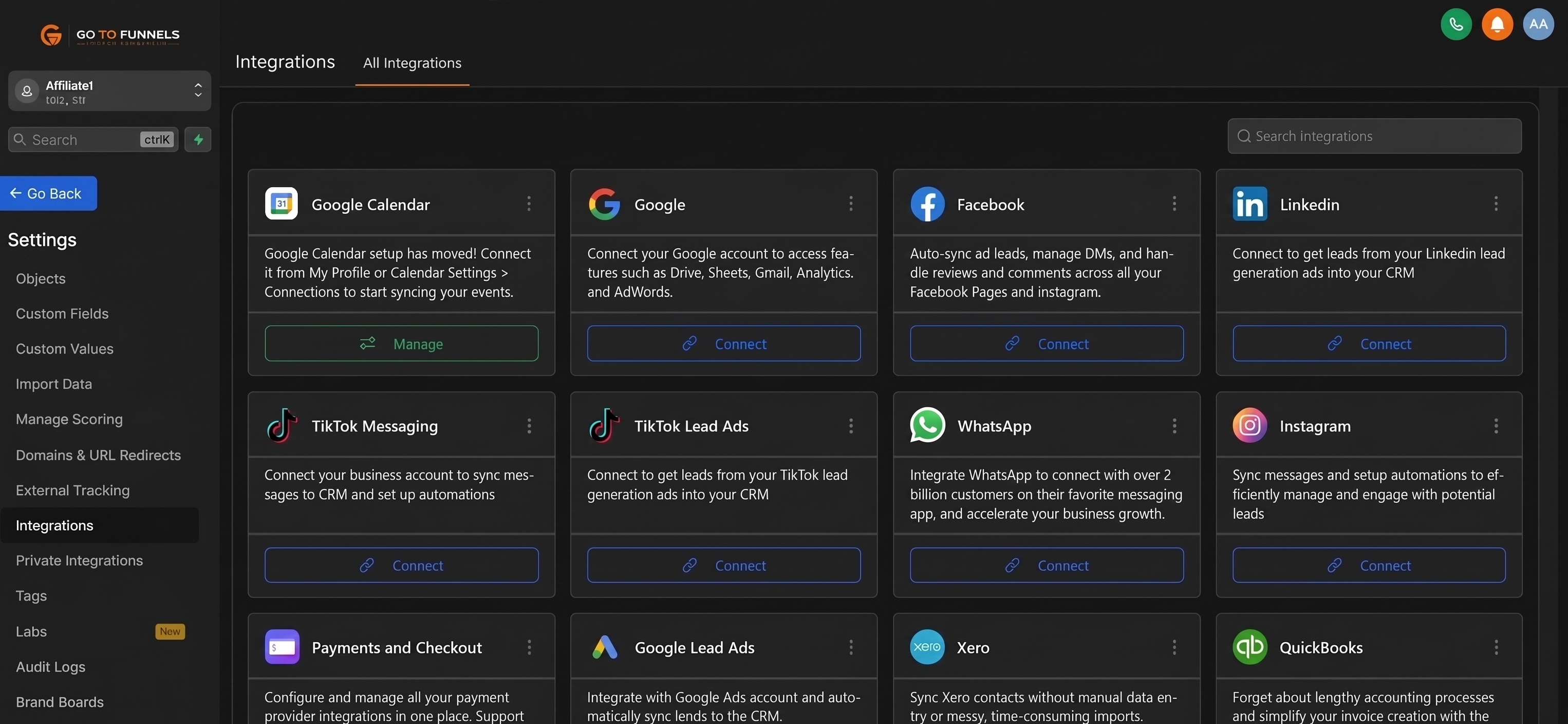 All-In-One Integration