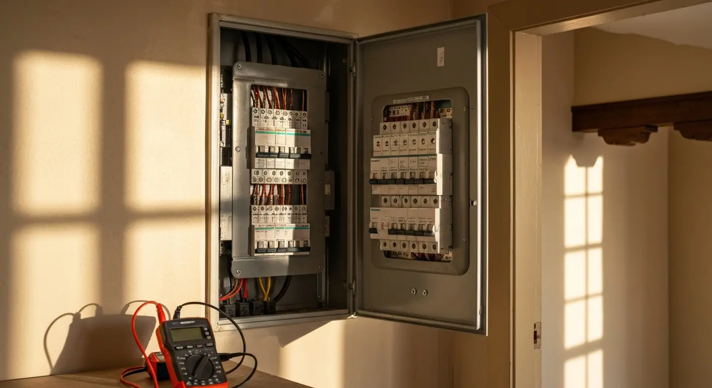 Circuit breaker panel service