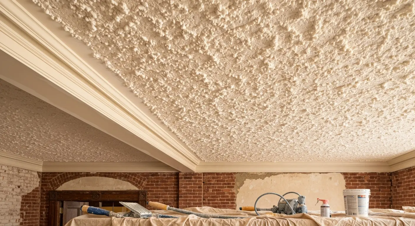 Texture finishing and trim work