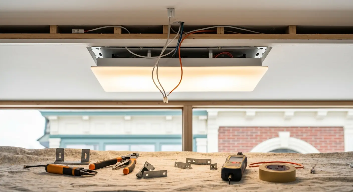 Light fixture installation