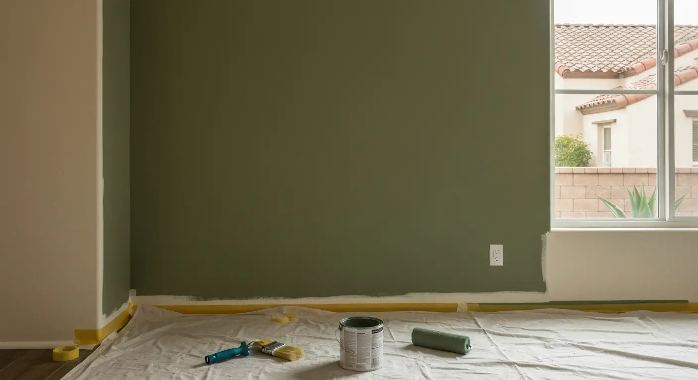 Interior painting in Converse home