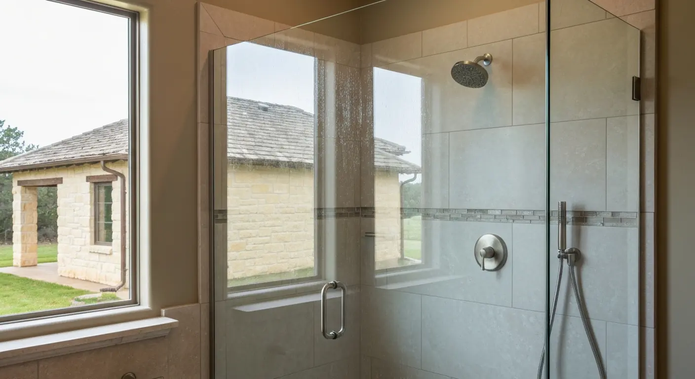 Walk-in shower installation