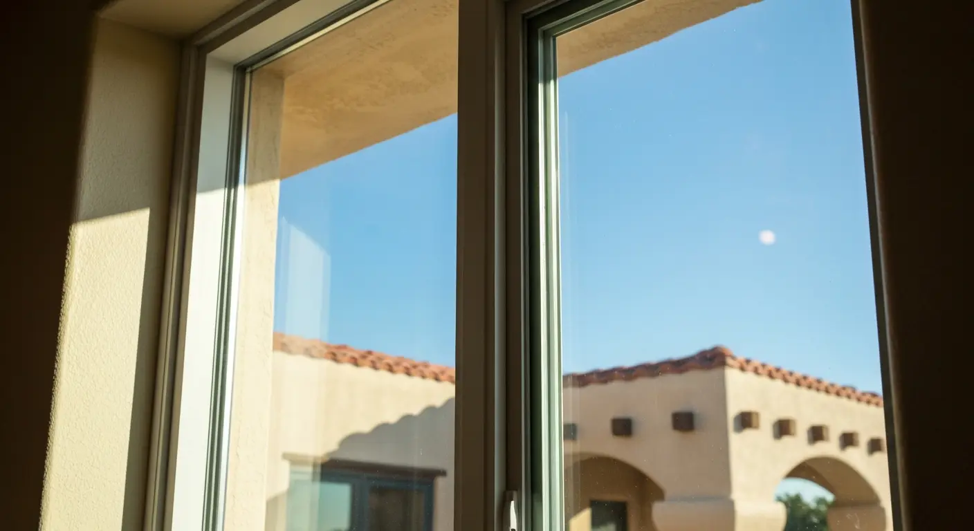 Energy-efficient window in San Antonio home