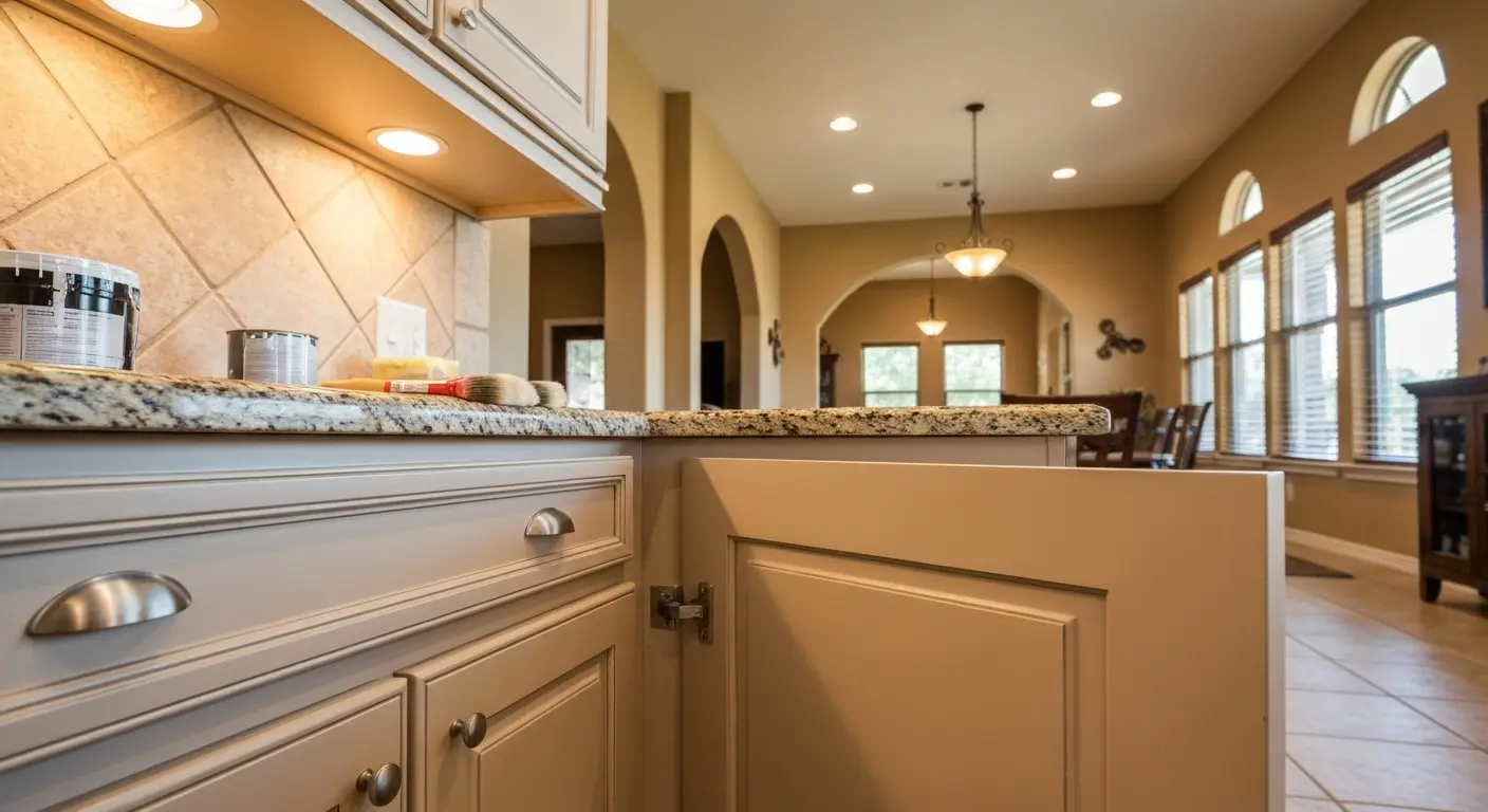 Kitchen cabinet painting