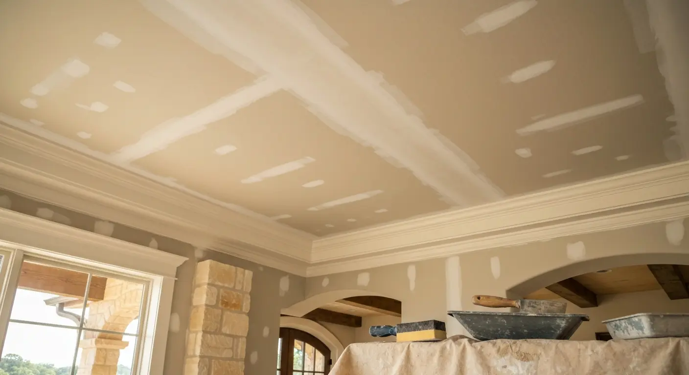 Texture finishing work