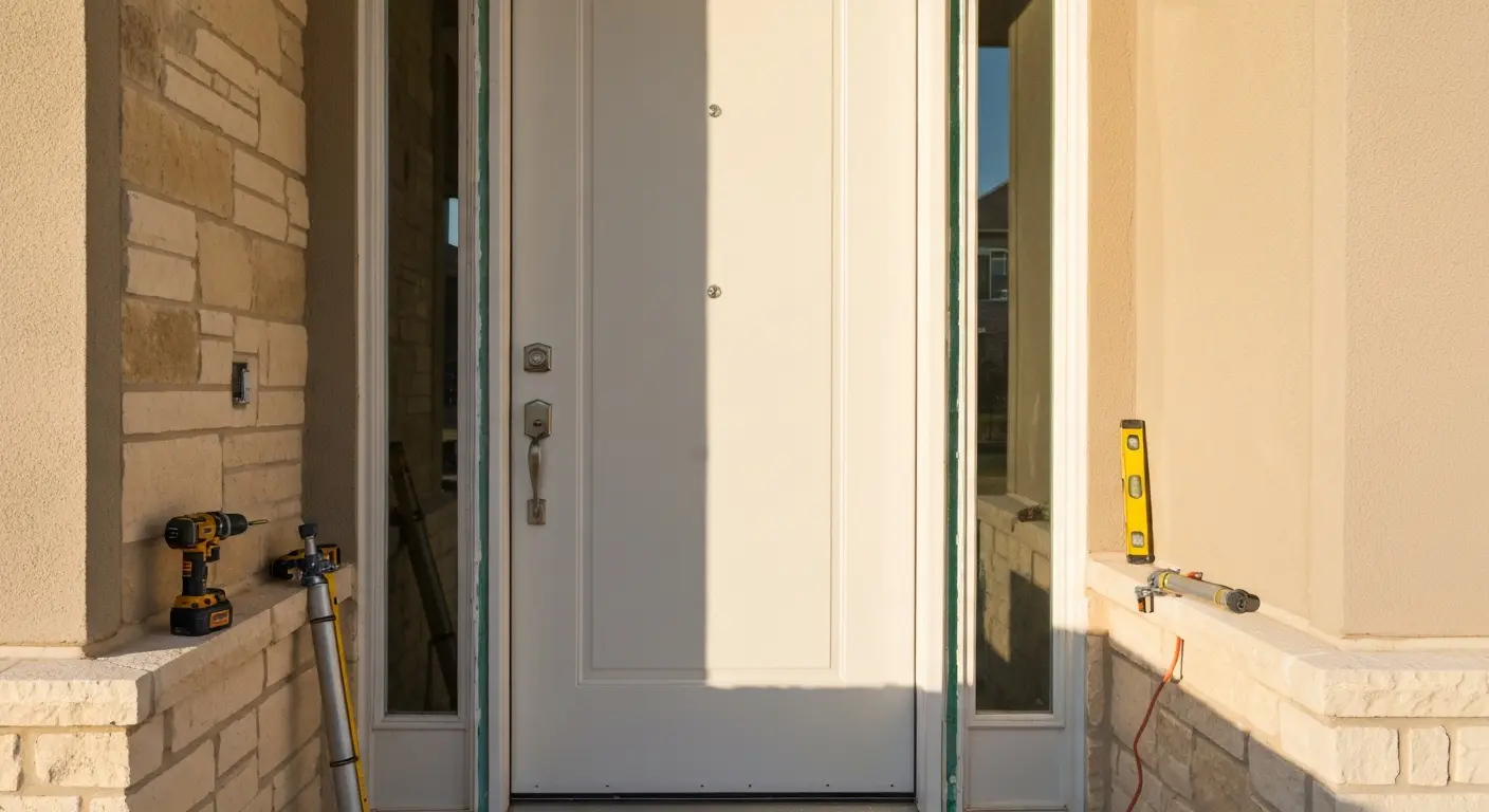 Door installation service Converse