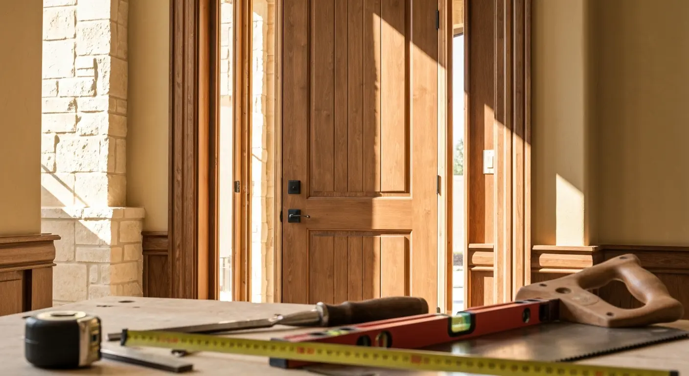 Professional carpentry and door installation