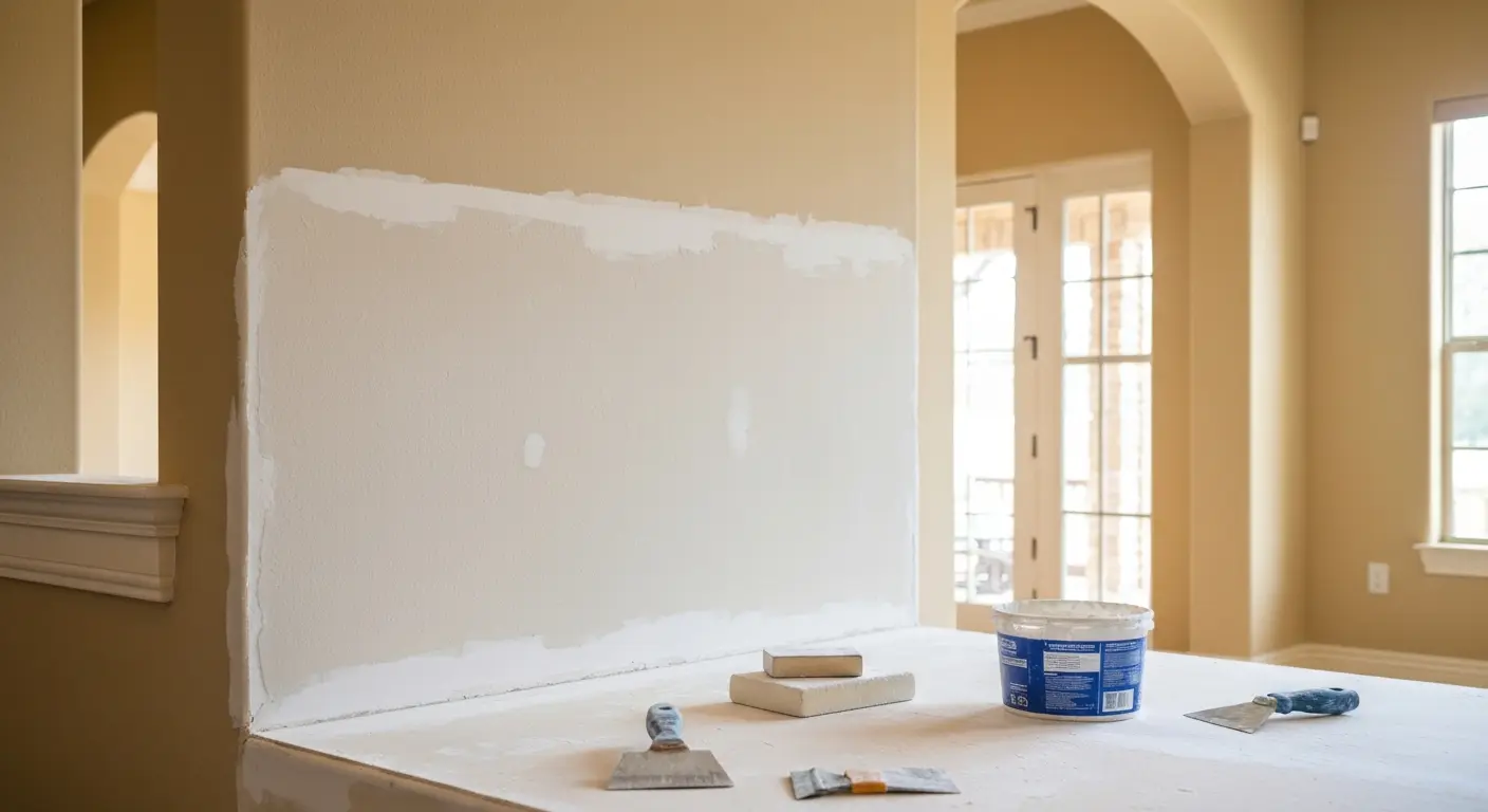 Drywall repair and texture matching