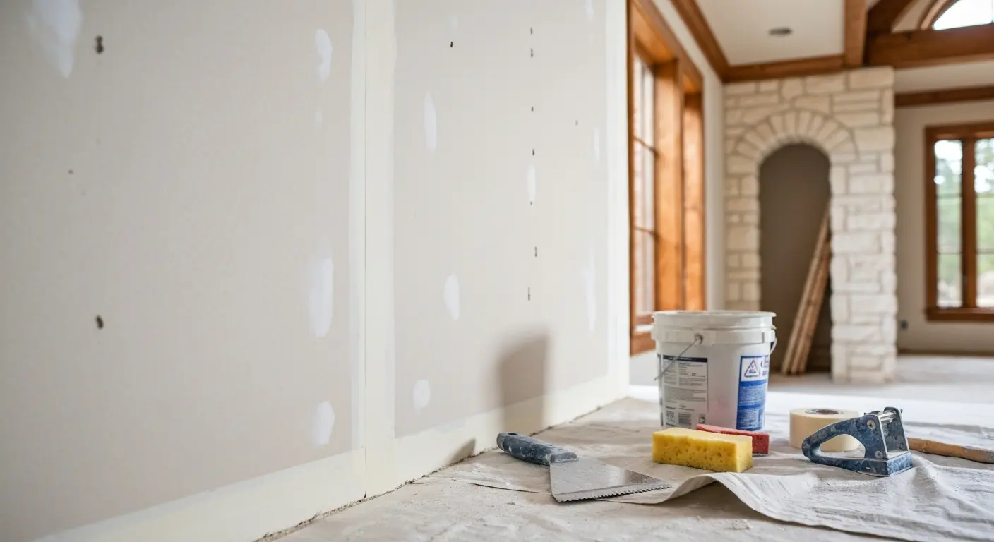 Interior repair and drywall finishing