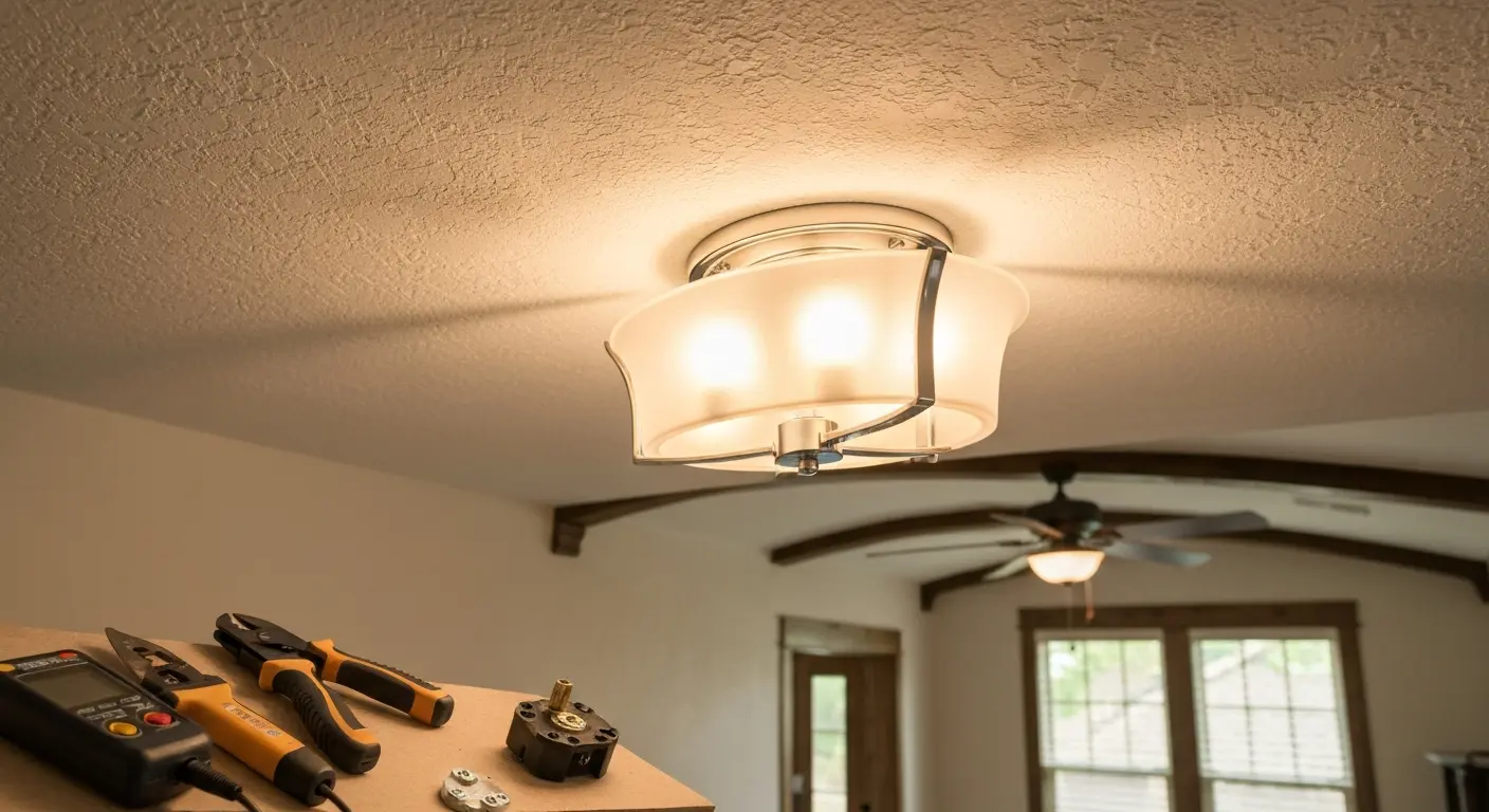 Light fixture installation project