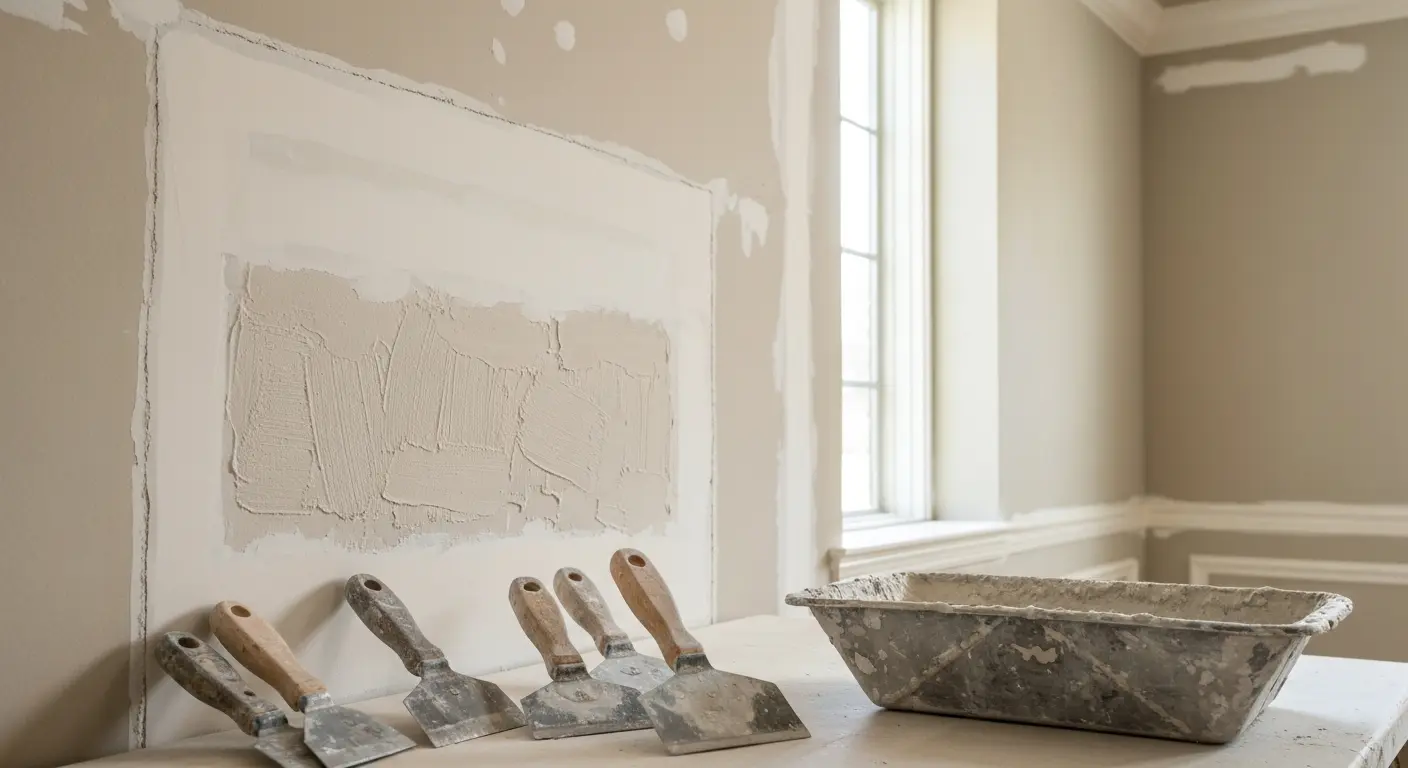 Drywall repair and texture finishing
