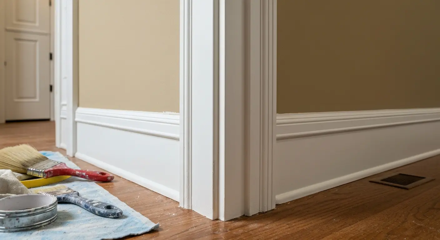 Interior trim painting