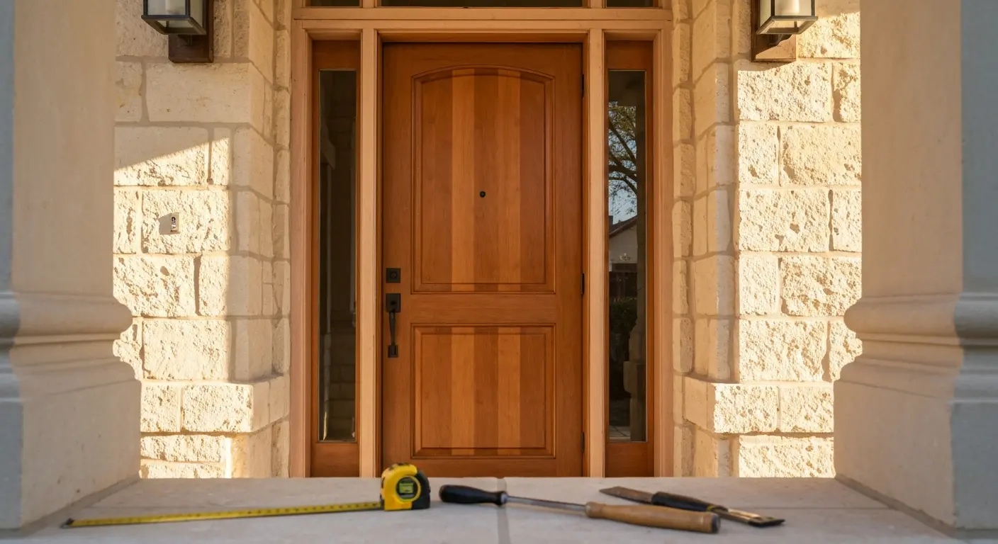 Carpentry work and door installation