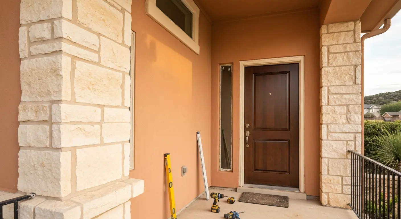 Exterior door installation