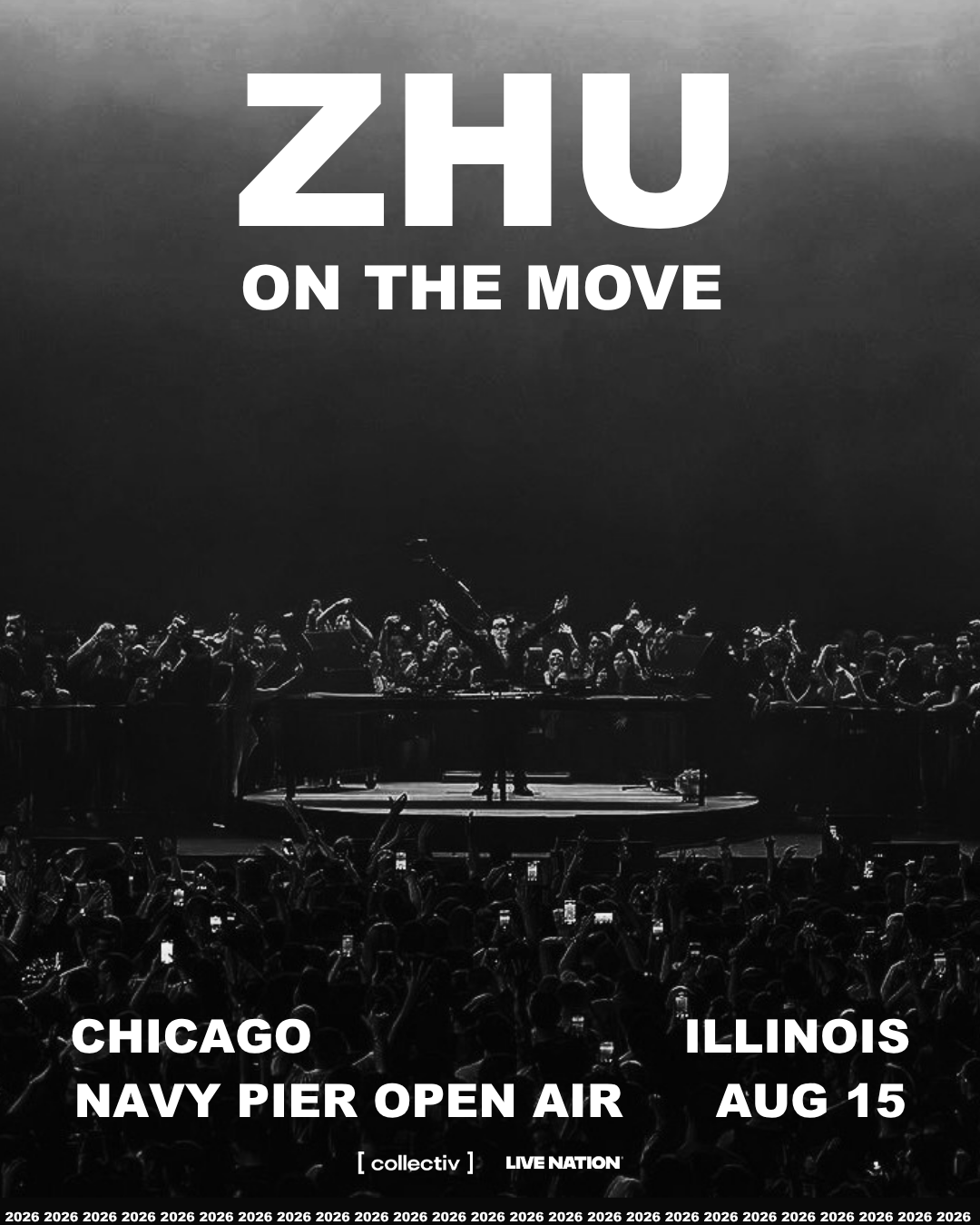 ZHU at Navy Pier Open Air, Chicago, August 15, 2026
