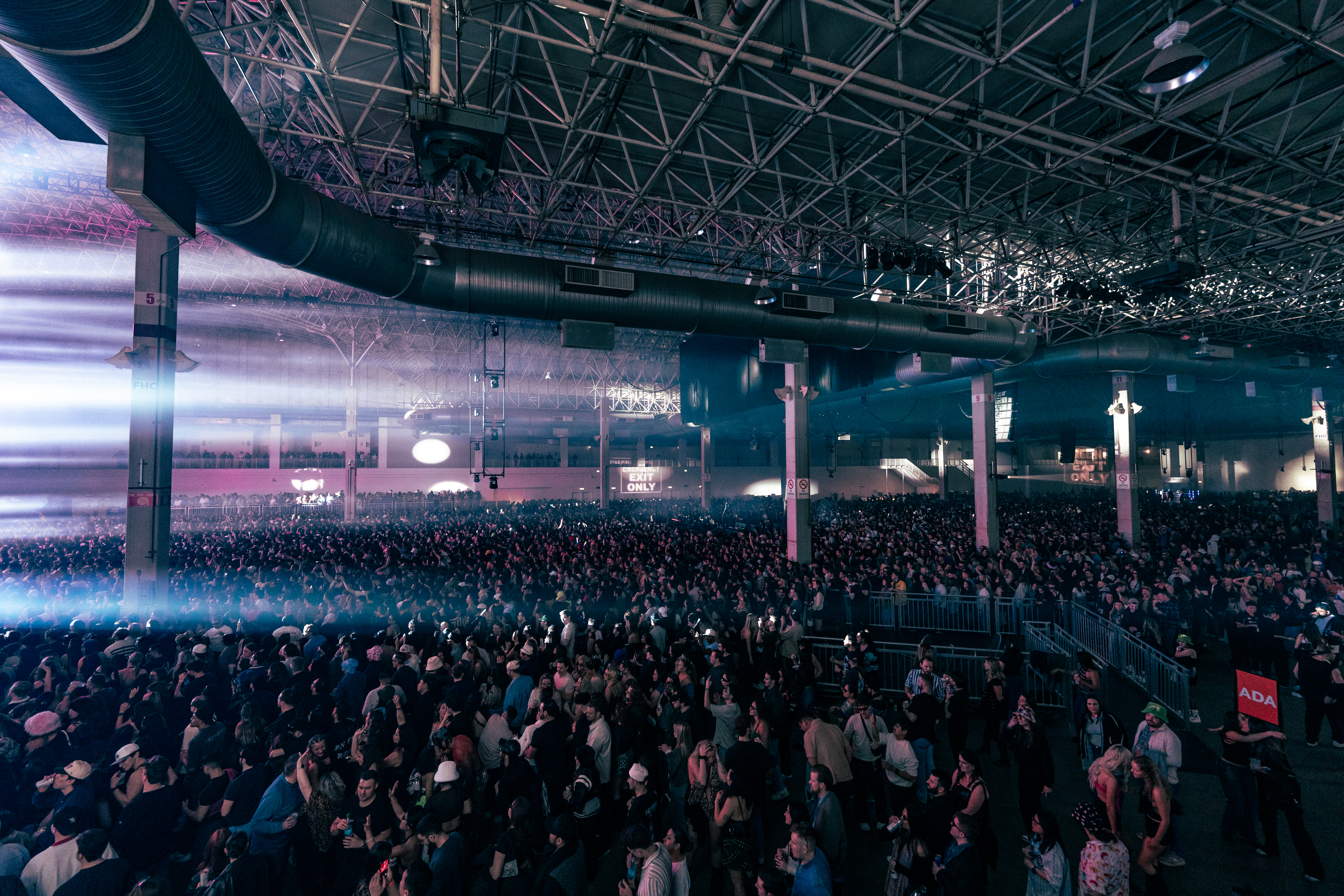 Packed crowd inside Festival Hall A & B, Navy Pier