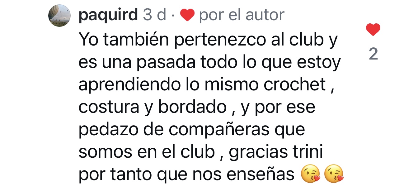 Captura de pantalla de testimonio de alumna satisfecha