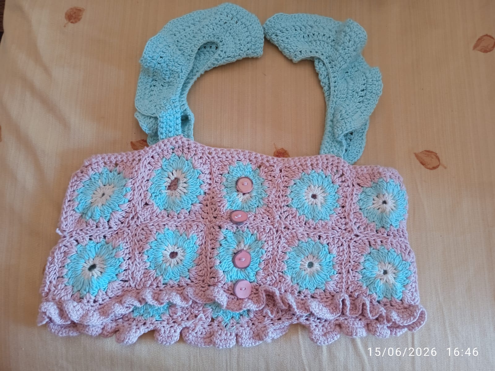 Bordado terminado de alumna